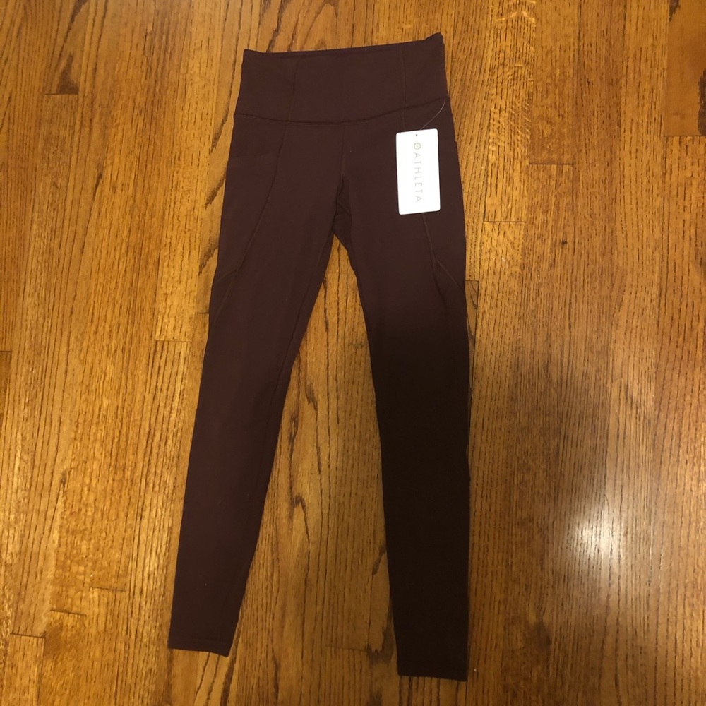Maroon leggings